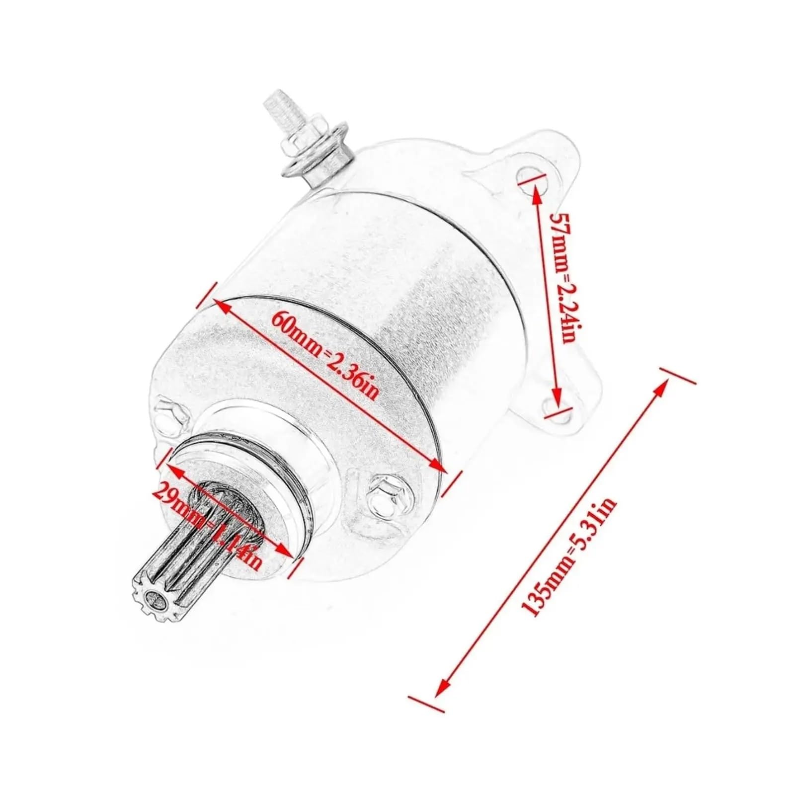 Motorino avviamento Per CBR125R CBR 125 2004-2010 FS125 Per SONIC 2001-2006 2008 31200-KGH-911 31200-KPP-861 Motorino Avviamento Moto