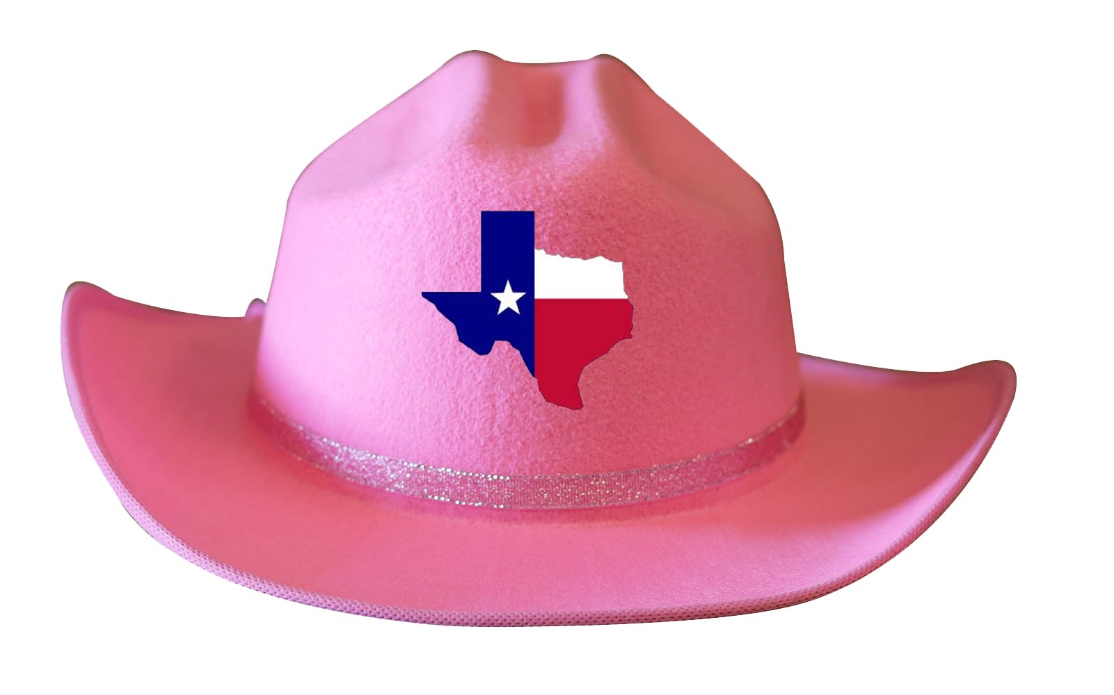 Aeromax Cowgirl Hat Pink Sparkle & Bandanna with Rodeo Texas Shape Logo