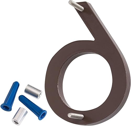 Miniatura 192 de Montague Metal Products MHN-10-3-F-BK1 Número flotante de casa, 10 pulgadas x 7.75 pulgadas x 0.375 pulgadas, negro Negro -,Dos tonos de