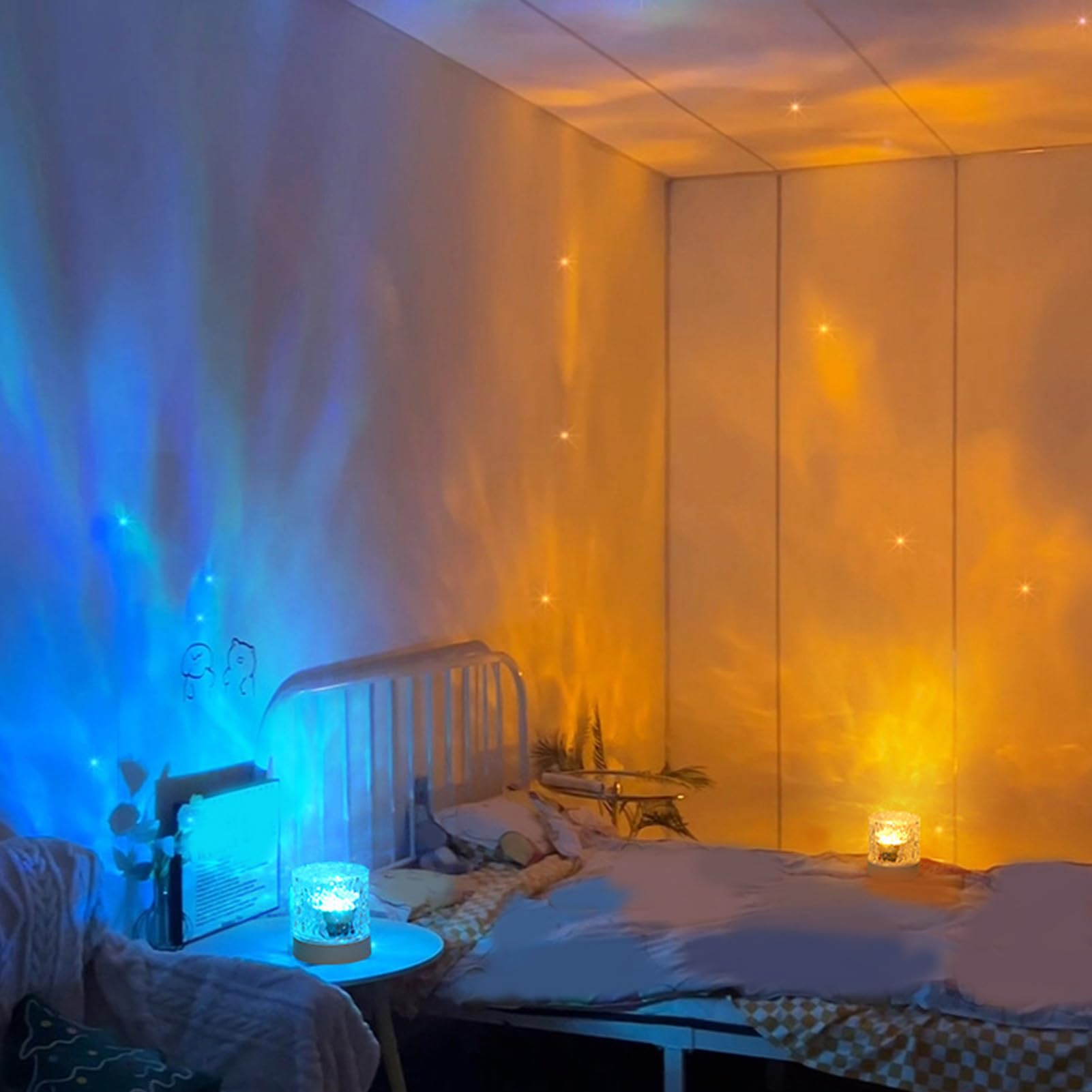 Amazon.co.jp : Ongwan 水波紋ナイトライト LED雰囲気ランプ長持ちする