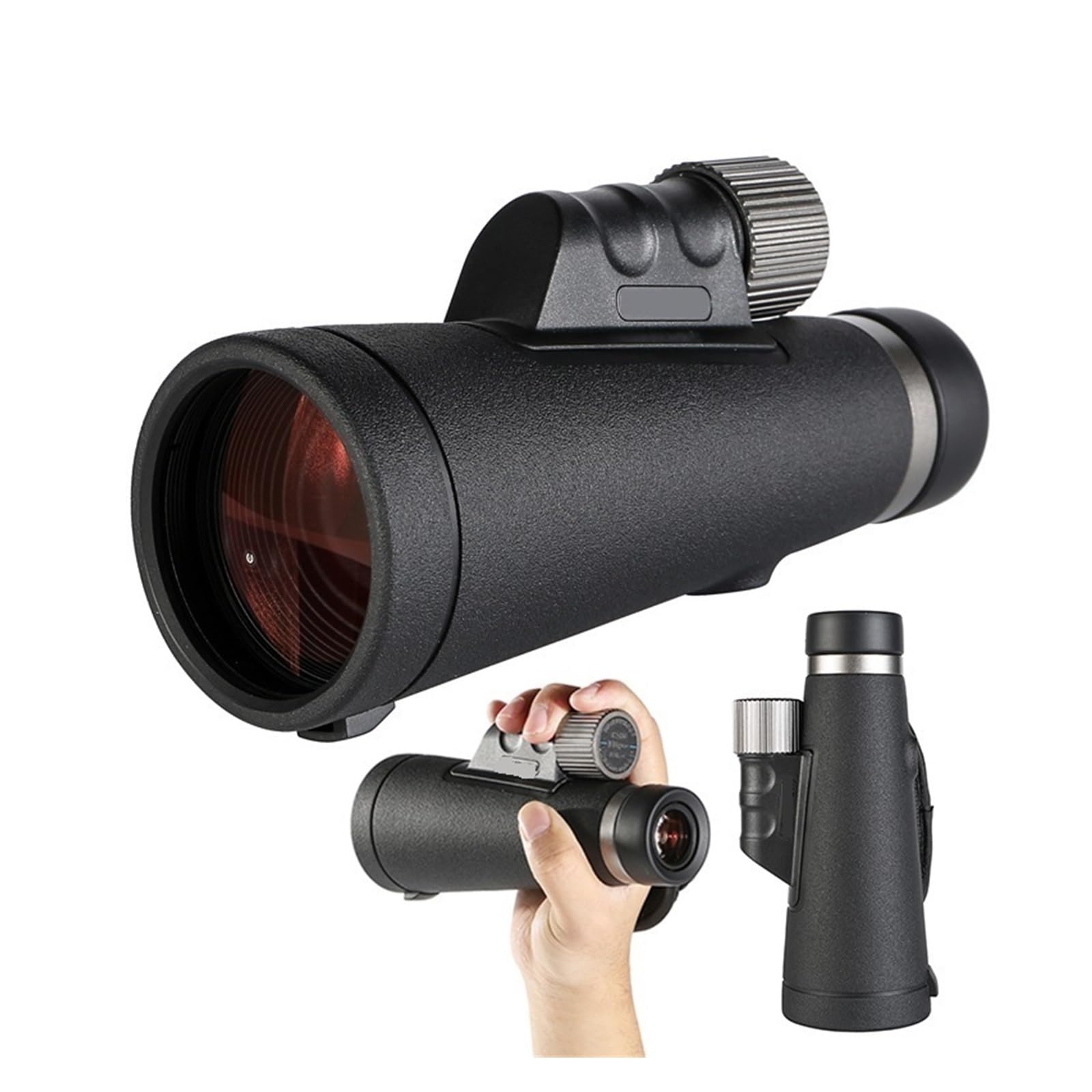 Teleskop Z Soczewką ED 12x56 Duży Okular HD Monokularowy Ultra W Pełni Wielowarstwowy Pryzmat BAK4 Wodoodporny Do Polowania Na Ptaki Mocny Okular I PowięKszenie(12X56ED)