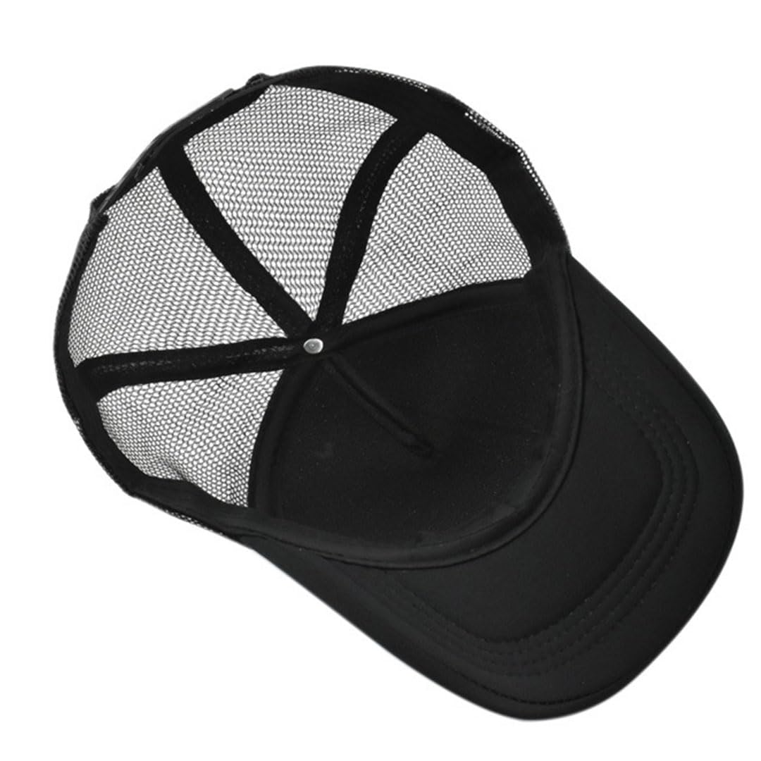 Gorras de Hombre Beisbol Pentagrama de Malla Respirable Gorra el Sol Moda Bordado Gorra Running Cierre de Hebilla Malla Ajustable Sombrero Verano Gorra Beisbol — view 5