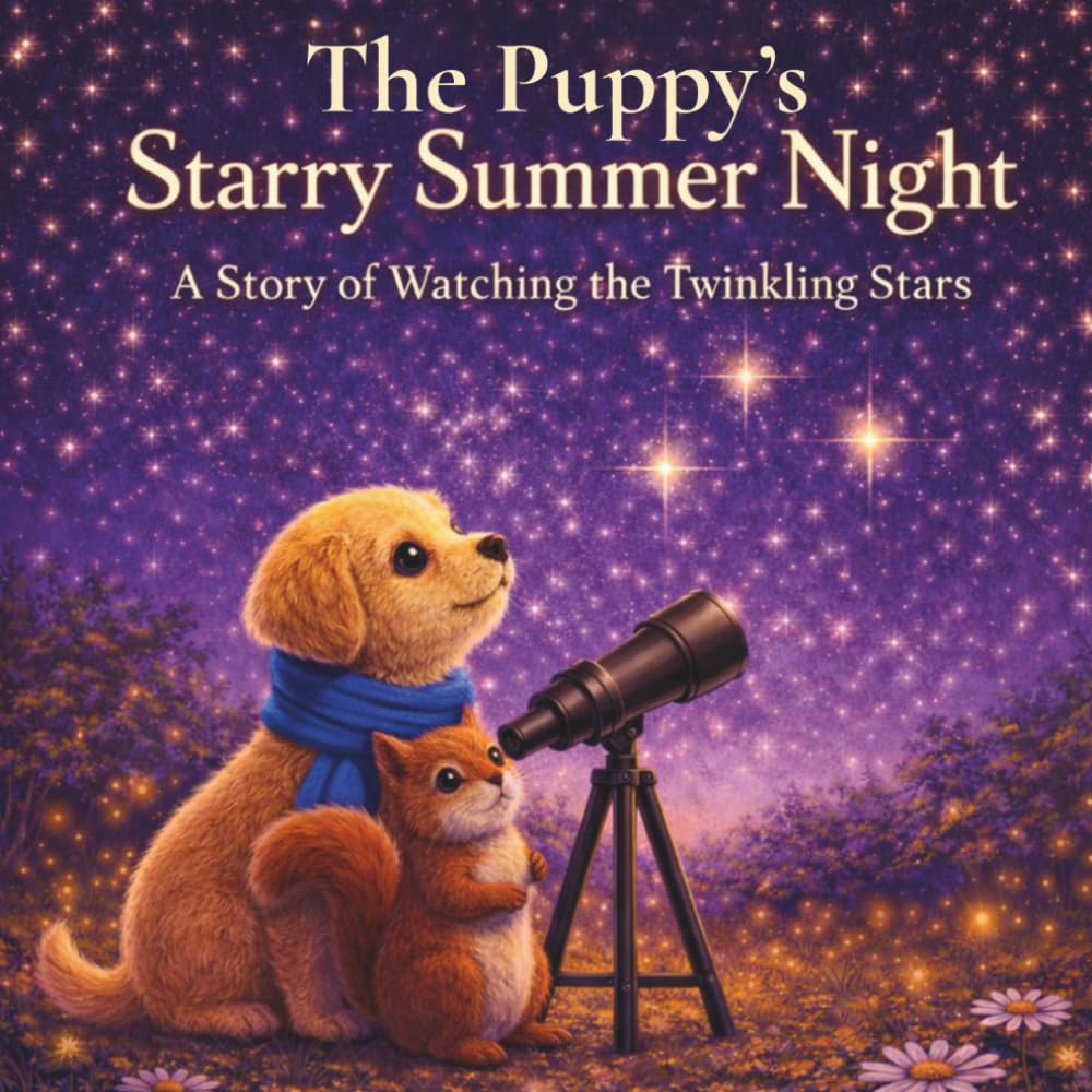 The Puppy’s Starry Summer Night: A Story of Watching the Twinkling Stars