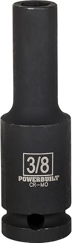 Powerbuilt 647385 - Toma de impacto profundo de 6 puntos de 12 pulgada x 38 pulgadas