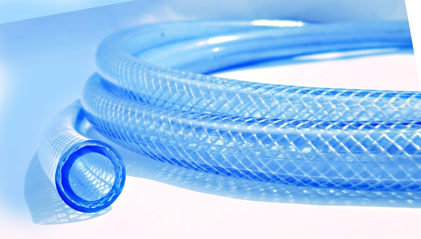 DB branded PVC Plastic Braided Heavy Duty Industrial Grade Garden Hose Flexible Water Pipe Durable Hose (1/2 Inch 30 Meter)