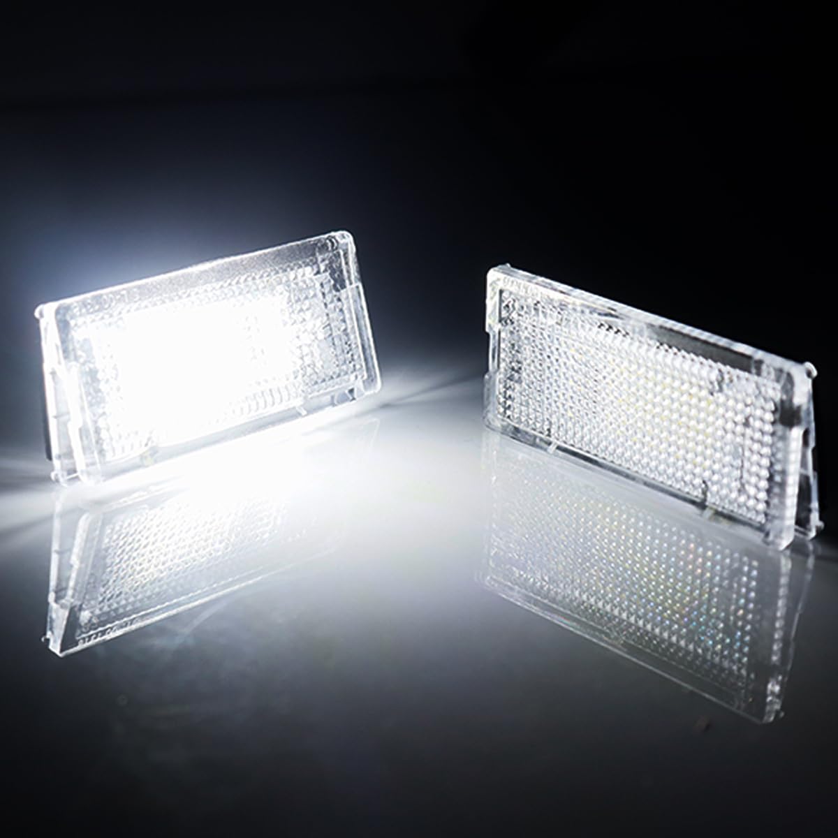 Luce Targa LED Compatible for BMW Mini Cooper S R53 One R50 2001-2006 R52 2004-2008 Lampadina LED Bianca 6000K Compatibile CANBUS Senza Errori Illuminazione per Targa