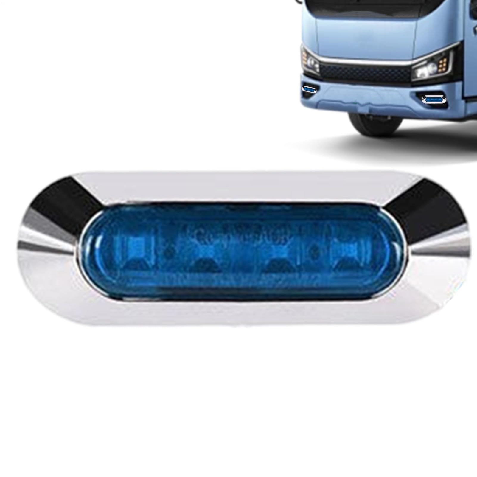 Car Side Indicator Light | 4 LED Rear Side Marker - Ip67 Waterproof LED Marker, 12/24v Turn Signal Lights, Trailer Lights, Enhanced Safety Light Car