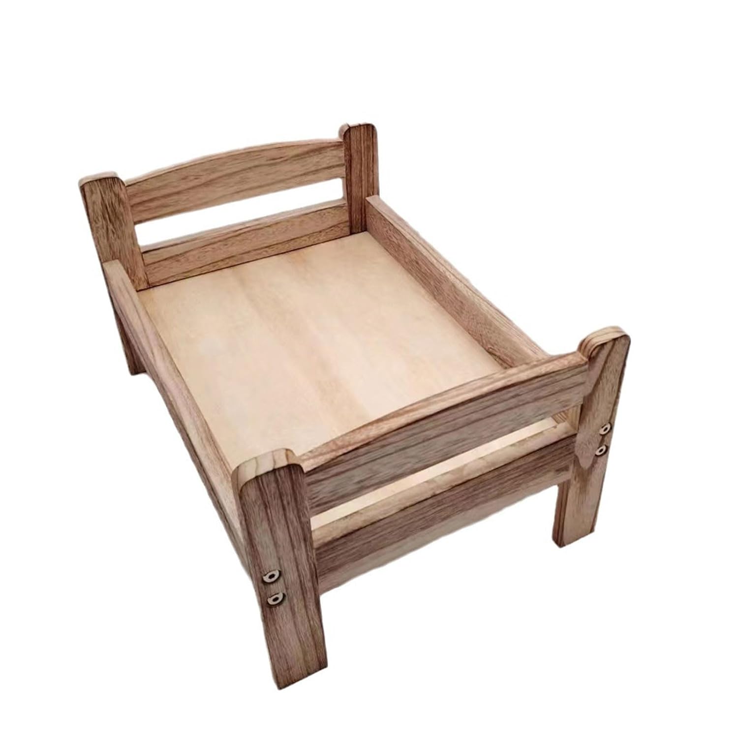 Newborn Props Photography Cot Baby Photo Wood Bed Photography Props for Infant Photoshoots Studio Posing Aid Tool