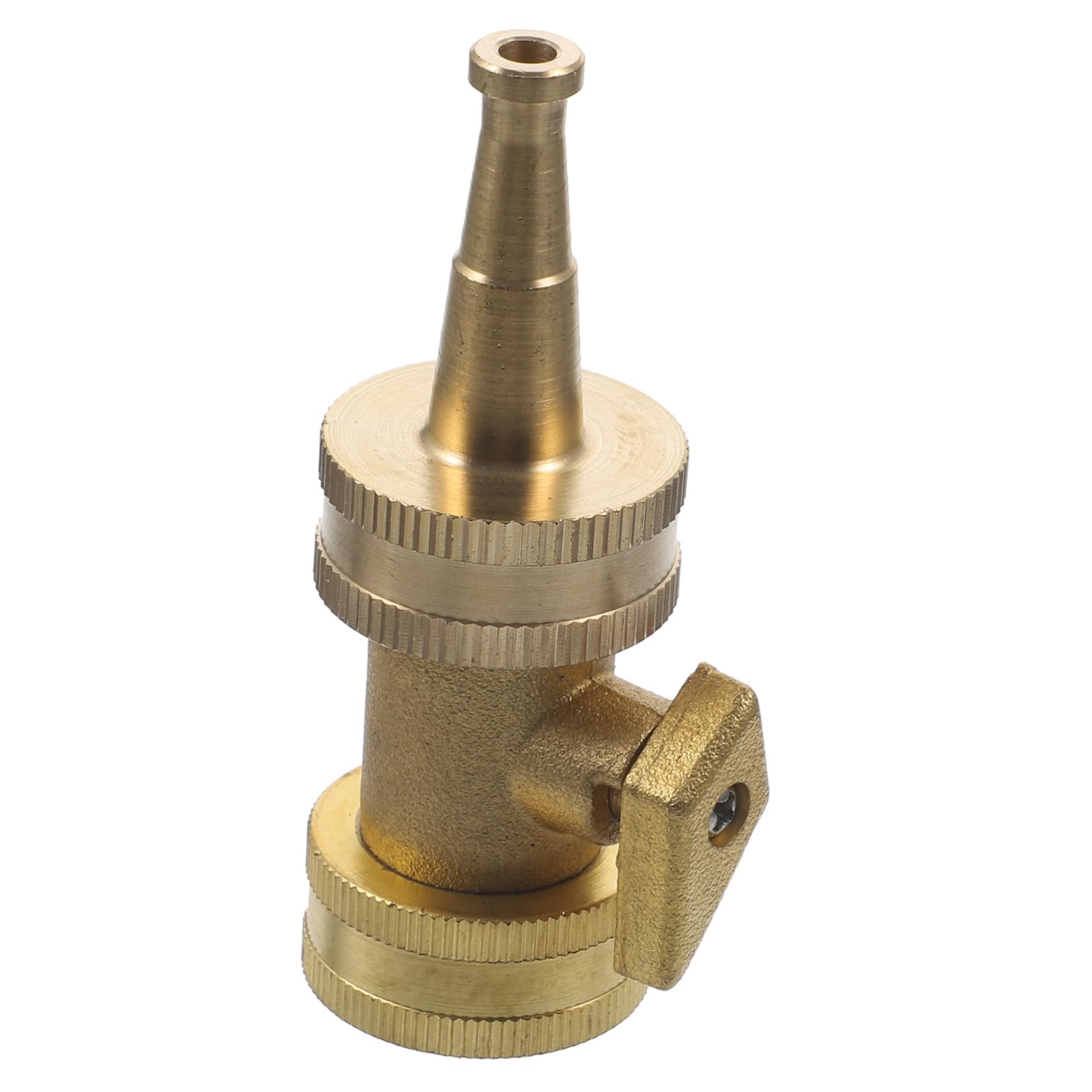 Abaodam 5 Sätze Messingdüse Jet Sprühgerät Gartenschlauch Ventil Wasserventile Gartenschlauchabschaltventil Sprinklerventile Gartendüse Ventile schließen Absperrventile Golden