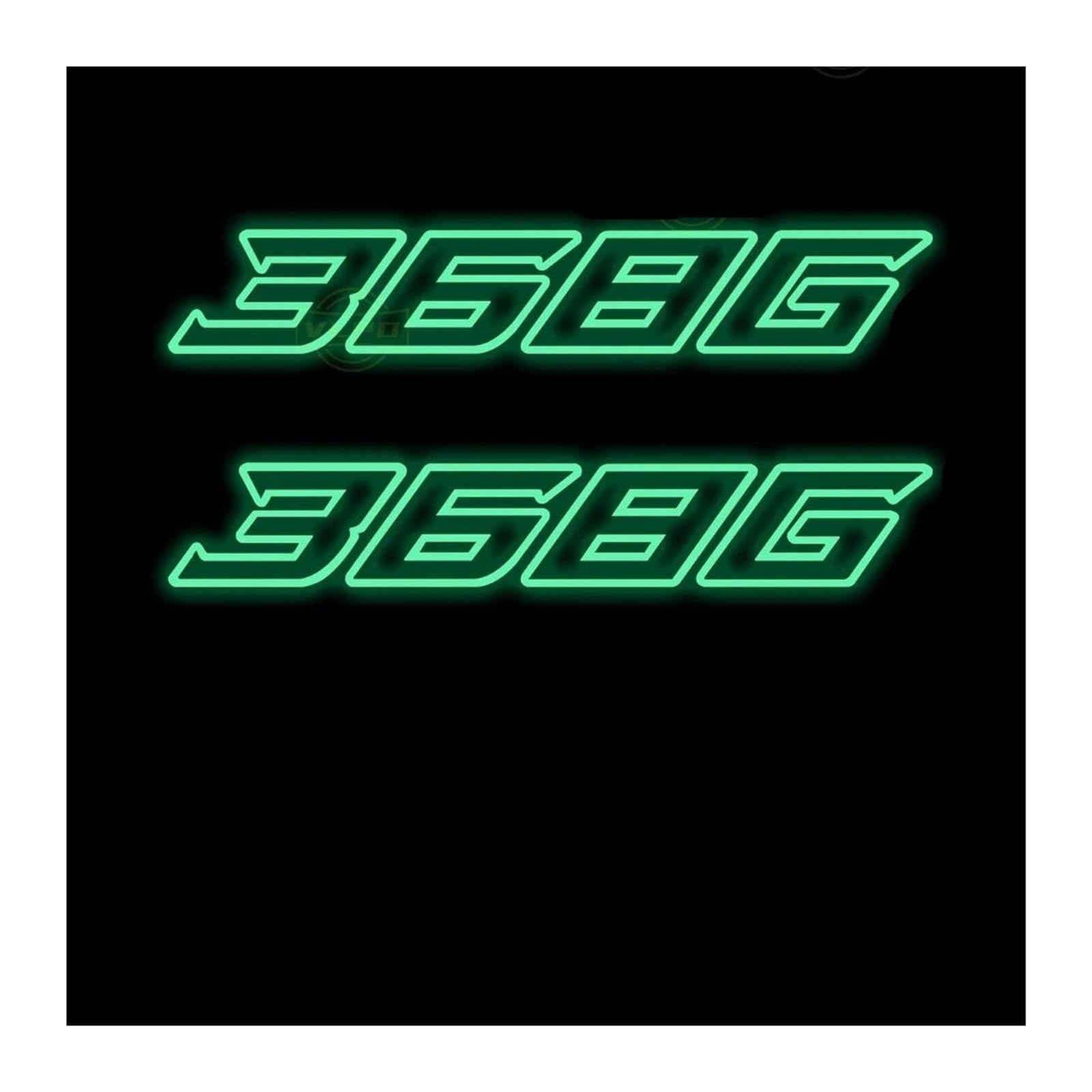 Decoration for Zontes 368 G 368g G368 2025 2026 Glow Stickers Waterproof Reflection Decals(Luminous Green)