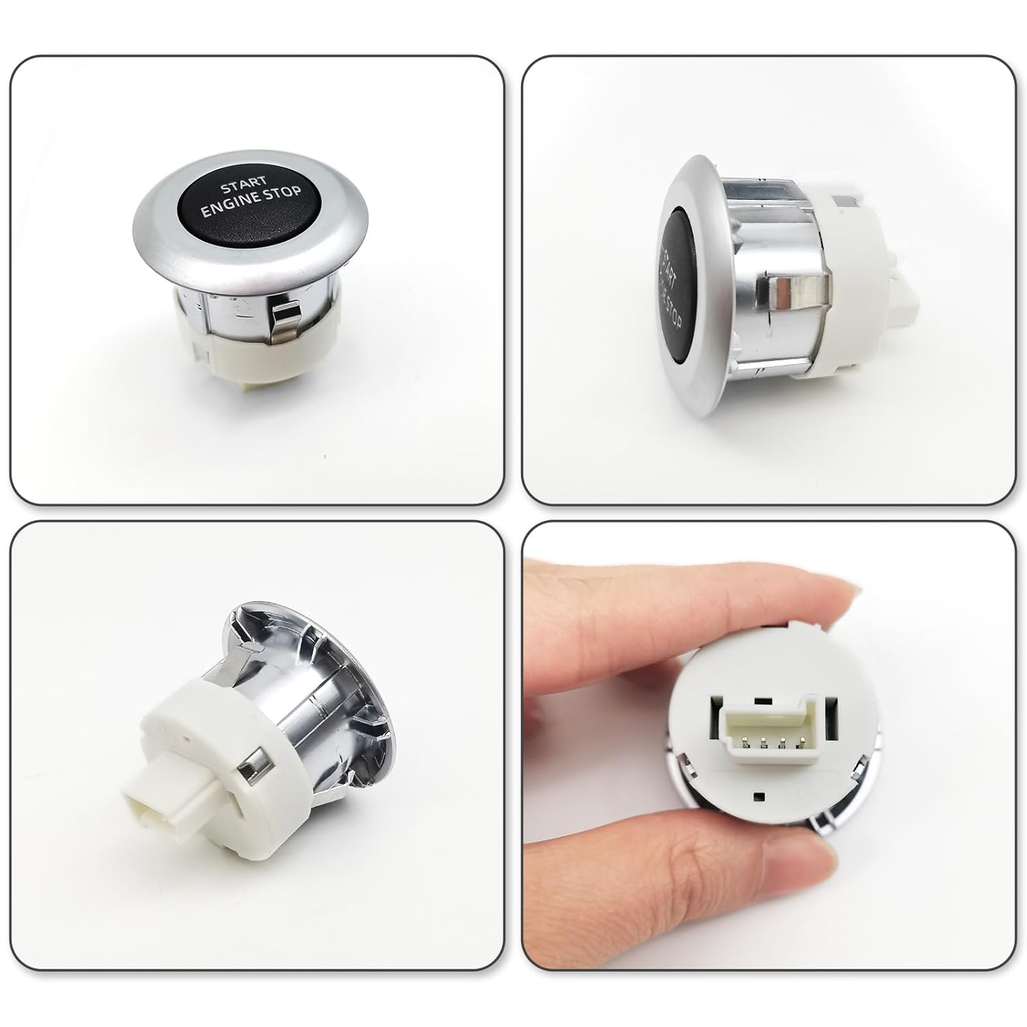 SUNJIKA Engine Start Stop Switch Replacement for Land Rover LR4 2010-2016 Range Rover Sport 2010-2013 Ignition Push Button