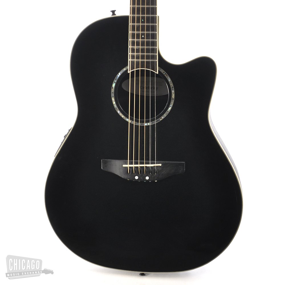 Ovation Celebrity CC28 Acoustic-electric Guitar, Black : Amazon