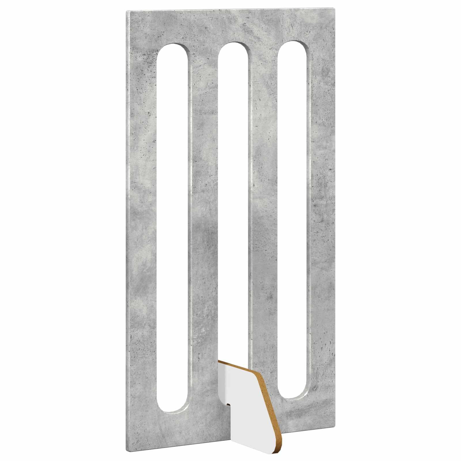 Valla plegable para mascotas de madera gris hormigón, juego de 2 unidades, 100,5 x 38 x 90 cm, interior con paneles plegables de 180 grados para limitación y salida segura