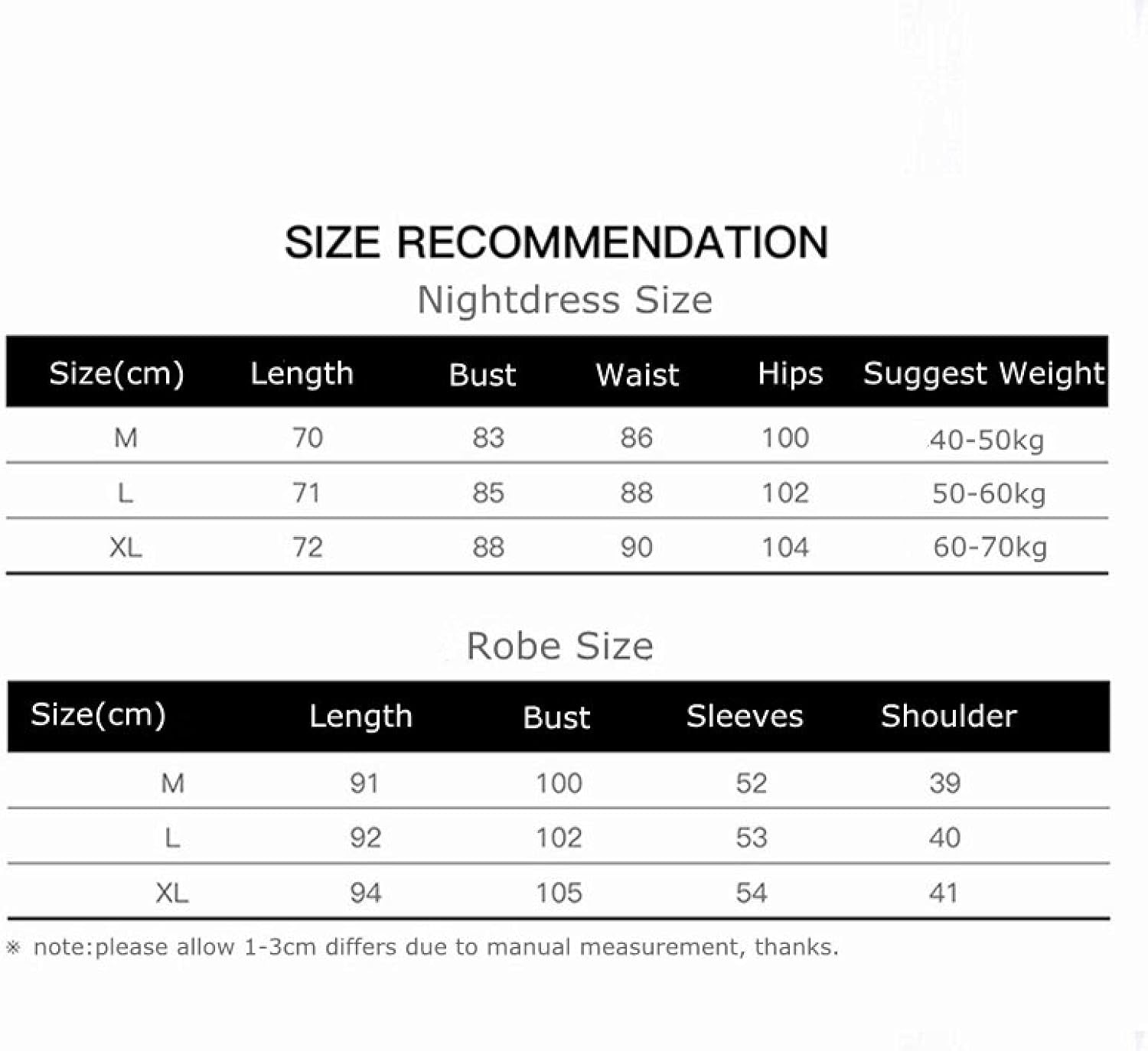 Women Sexy Robe Gown Set Faux Silk 2 PCS Nightwear Pajamas Set Nightdress Sleepwear M color02