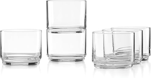 Lenox Tuscany Classics - Vasos cortos apilables de 6 piezas