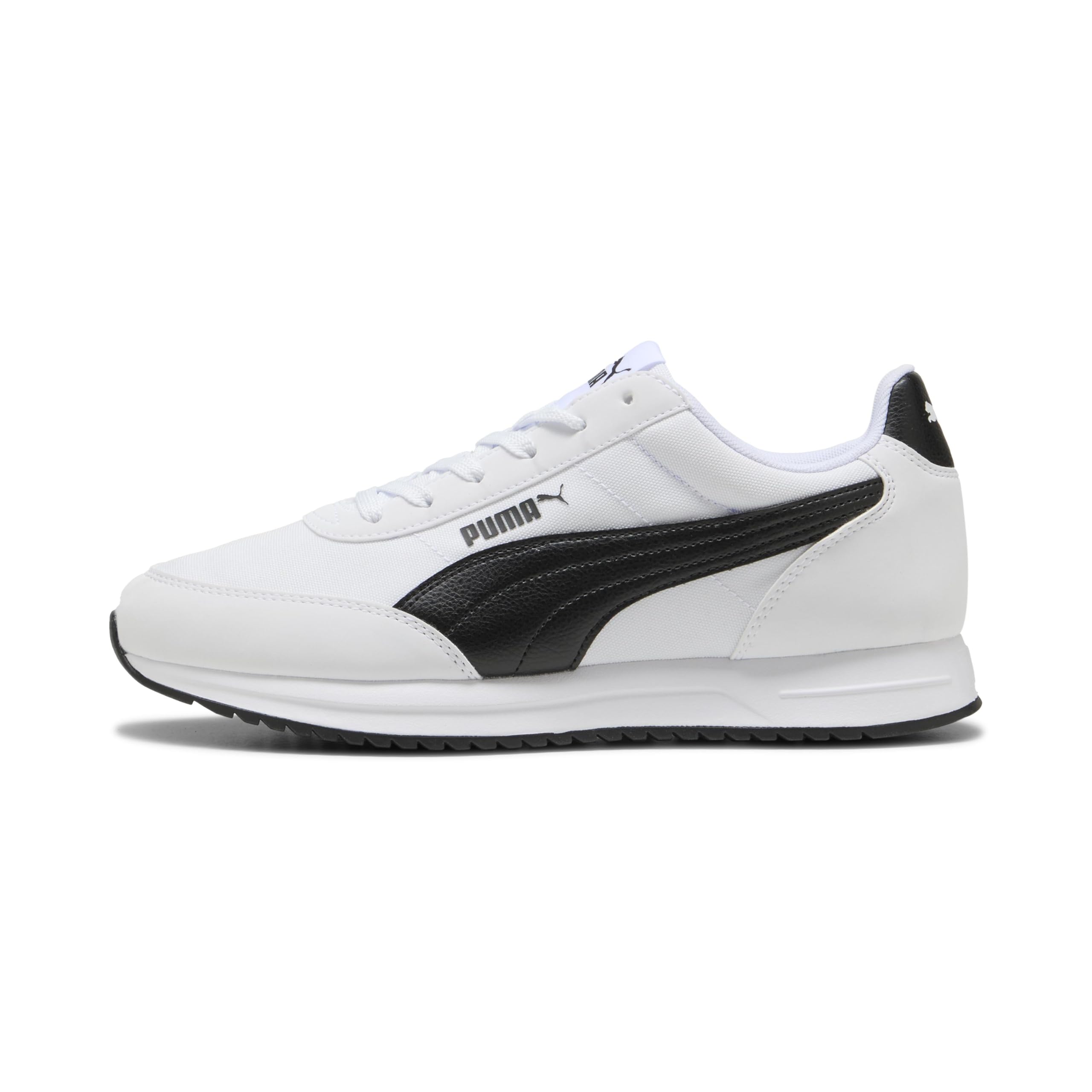 PUMA Unisex R78 LIGHTWIND Sneaker, White Black, 10.5 UK