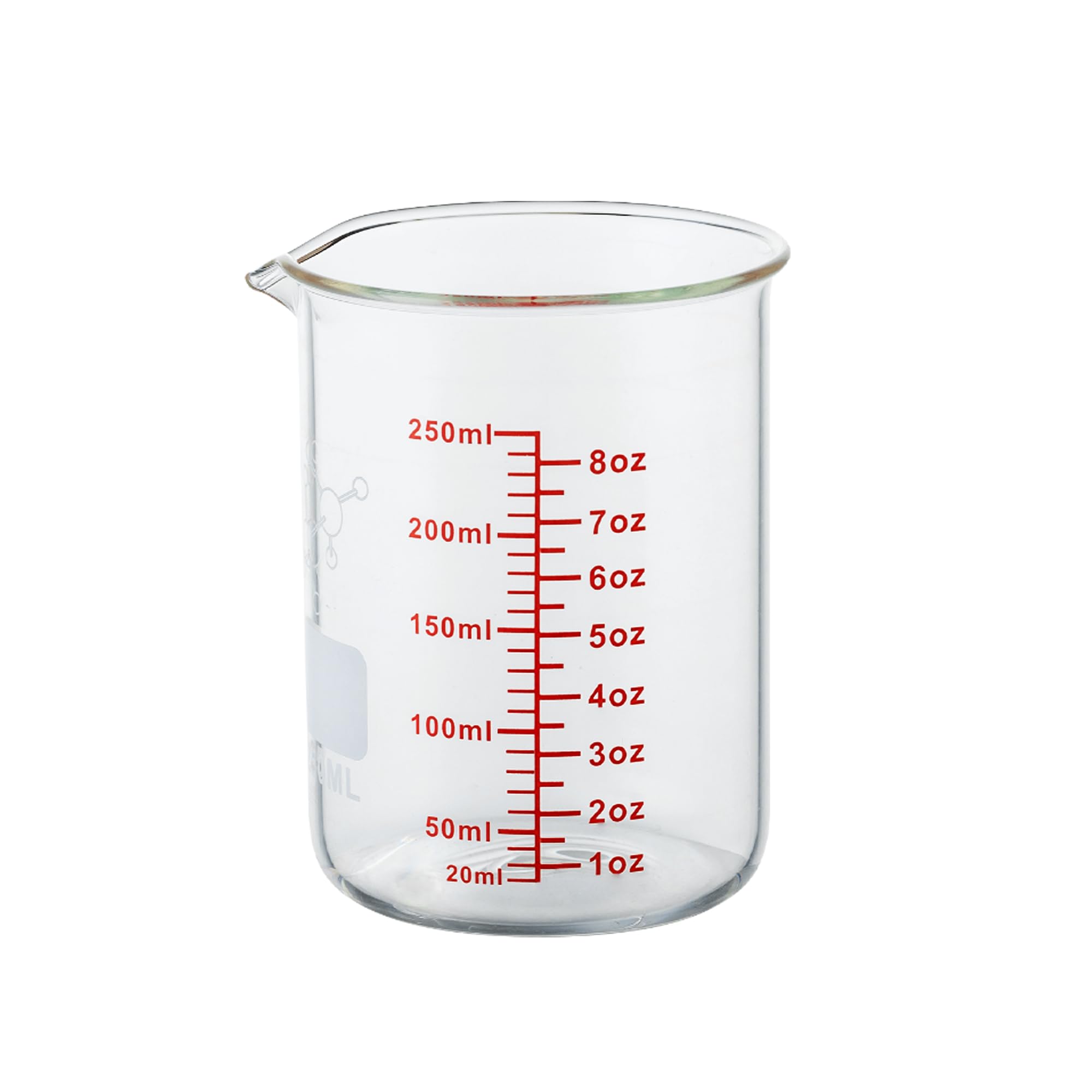 Vaso medidor de acero inoxidable con doble dispensador para bebidas, 25