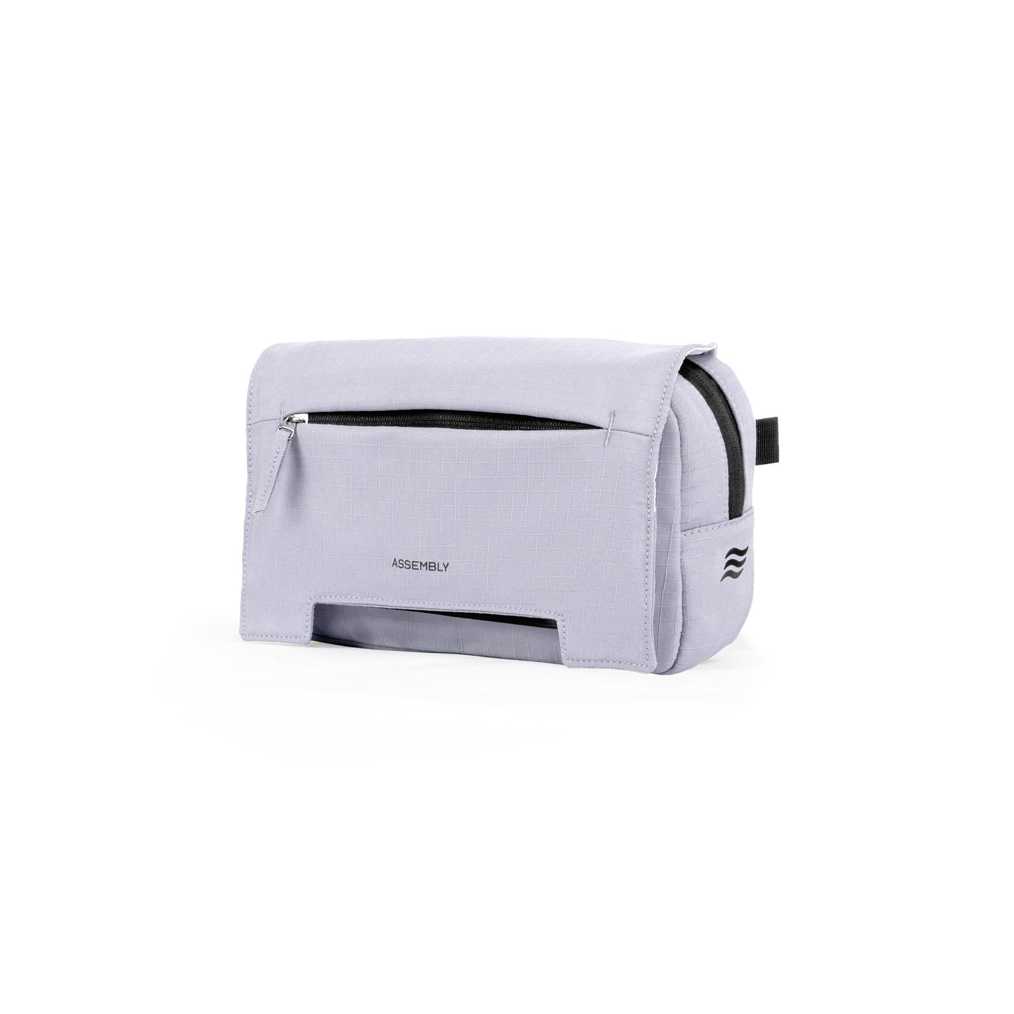 Assembly Travel Crossbody Side Bag with Quick-Release Buckle, Dog Hook for Hiking & Trekking, Tear Resistant 600D Ripstop Fabric -Scape | 4 L | Grey-image-43
