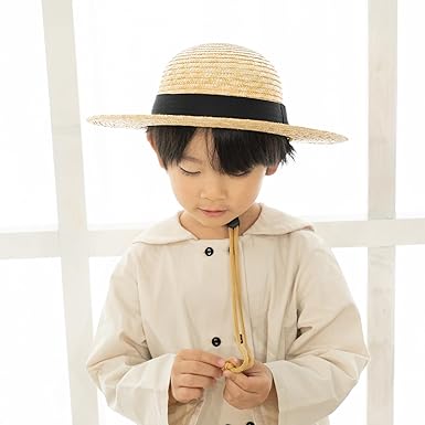 Amazon.co.jp: 田中帽子店 Roger ロジャー ツバ広 麦わら帽子（田中