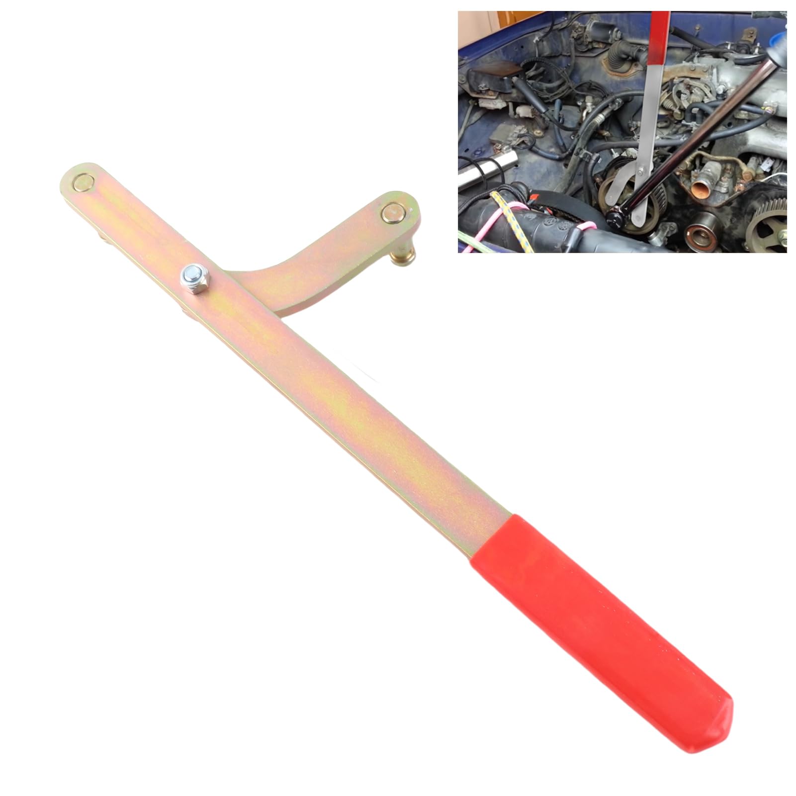 Attrezzo Supporto Puleggia Albero a Camme Supporto Puleggia Albero a Camme Universale Attrezzo di Tenuta Pignone Camma per Separazione Foro Pignone 3/4"-7,5"