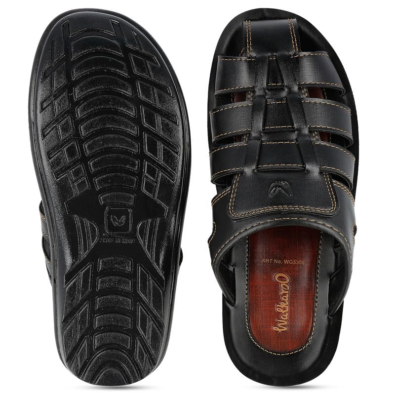 Image of WALKAROO Men's Fashion Sandal with Cushion Insole and Lightweight for Casual Footwear - WG5306