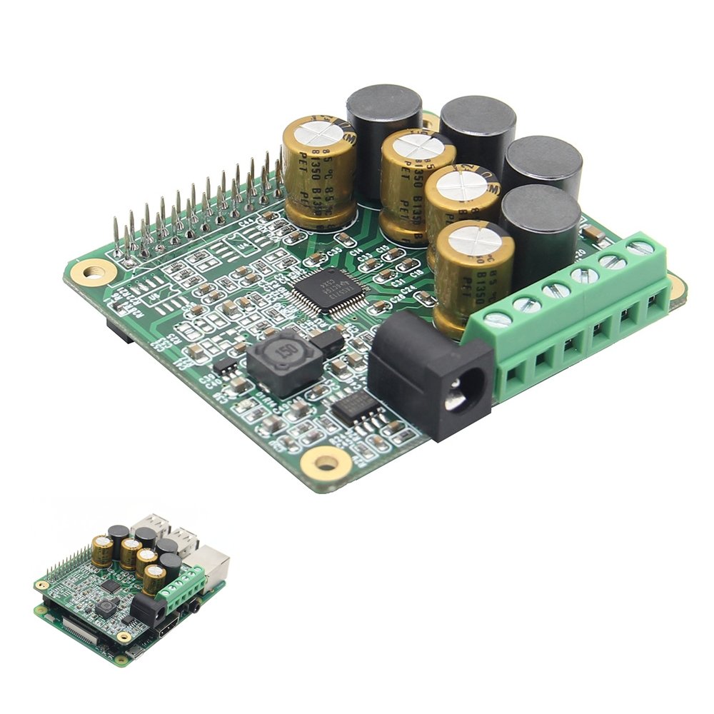 BliliDIY Modulo Audio Scheda Di Espansione Amp Hifi Per Raspberry Pi 3 Modello B/Pi 2B / B +