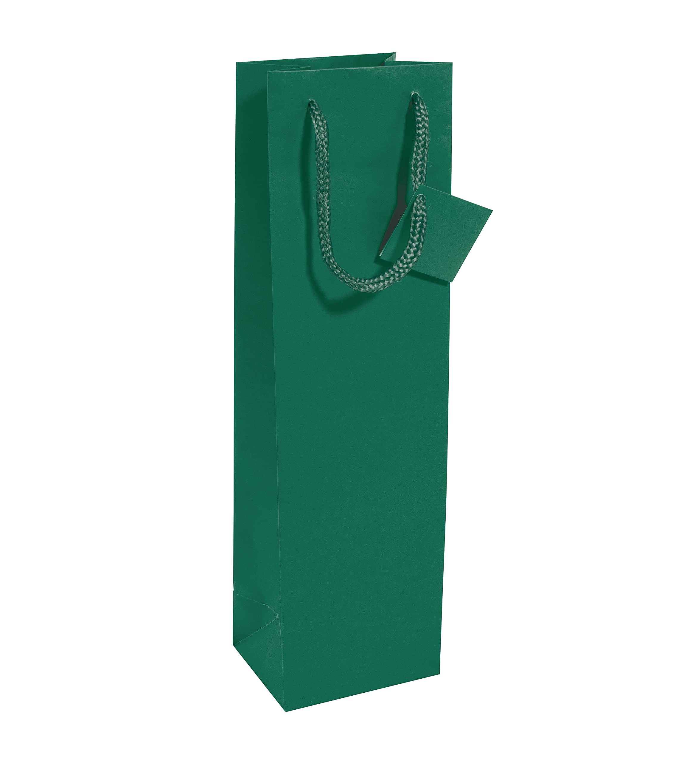 SIGEL GT502 Gift bags, for bottles 35 x 10 cm, matte, dark Green, 5 Pieces, 1 count (Pack of 5) - Image 2