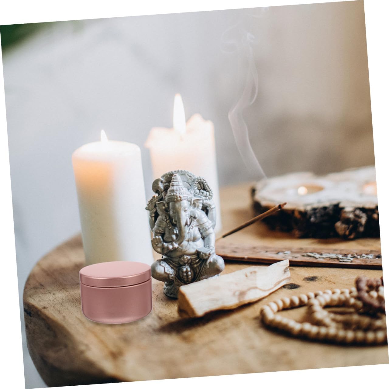 DOITOOL 24Pcs Candle Jars DIY Candle Making Containers Durable Aluminum Storage Tins with Seamless Design for Craft Projects and Party Decorations