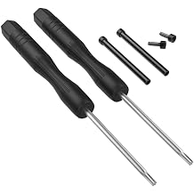 Screw Accessory Compatible with Garmin Forerunner 235 Smart Watch, 2PCS Stainless Steel Replacement Screws Release Removal Tool Compatible with Garmin Forerunner 235/220/230/620/630/735XT Black