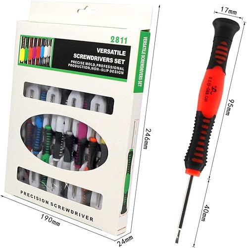 Miniatura 9 de Juego de destornilladores de precisión 16 en 1, kit de herramientas de reparación compatible con Samsung, iPhone, reparación de teléfonos