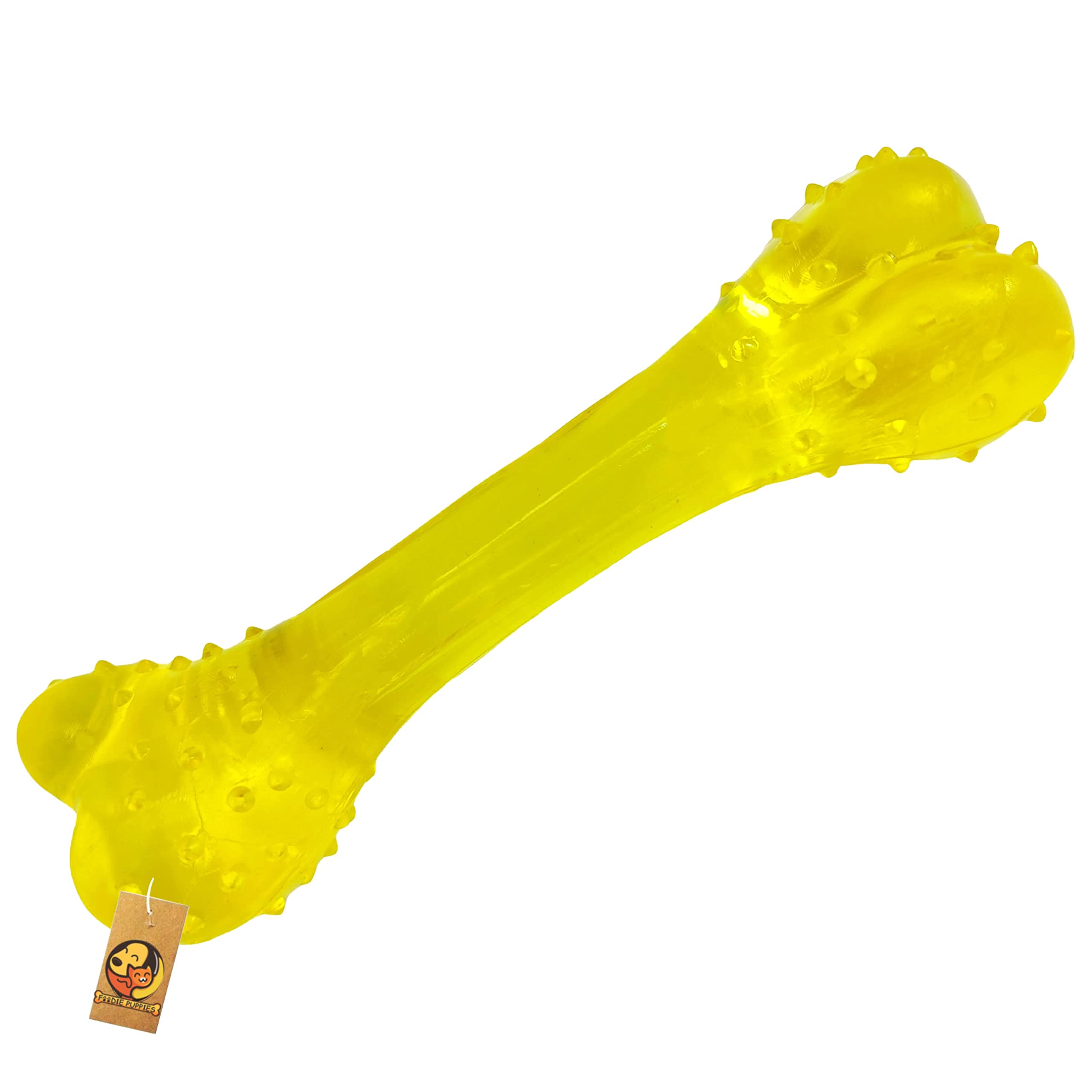 Foodie Puppies Durable Interactive Non-Toxic Rubber Jelly Flavor Bone Chew Toy (Color May Vary) | Suitable for All Breed Sizes | Playing, Chewing, Teething, and Training (B0C3C9YNYD) Amazon Price History, Amazon Price Tracker