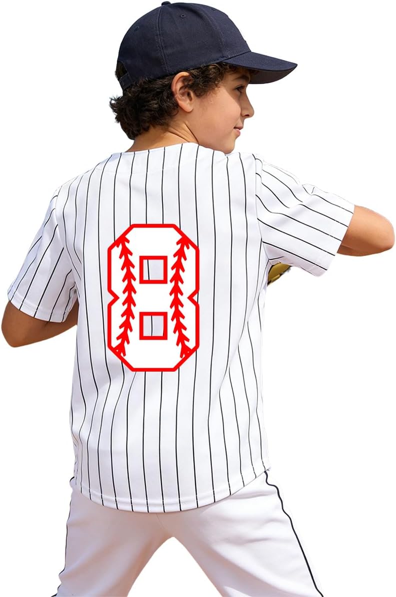 Yuji Itadori Kids Baseball Birthday Shirt 7th 8th 9th 10th Year Old Toddler Boys Girls Shirts Birthday Clothes