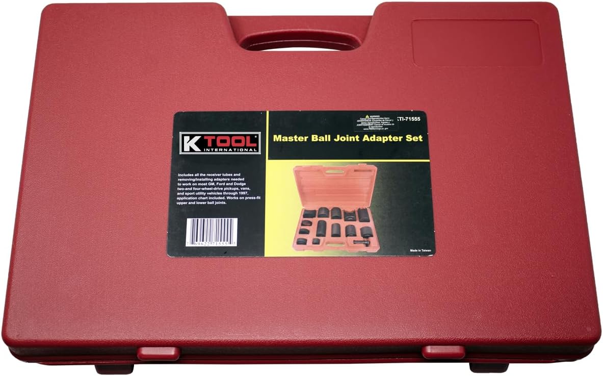K Tool International Ball Joint Master Service Adapter Add On Set