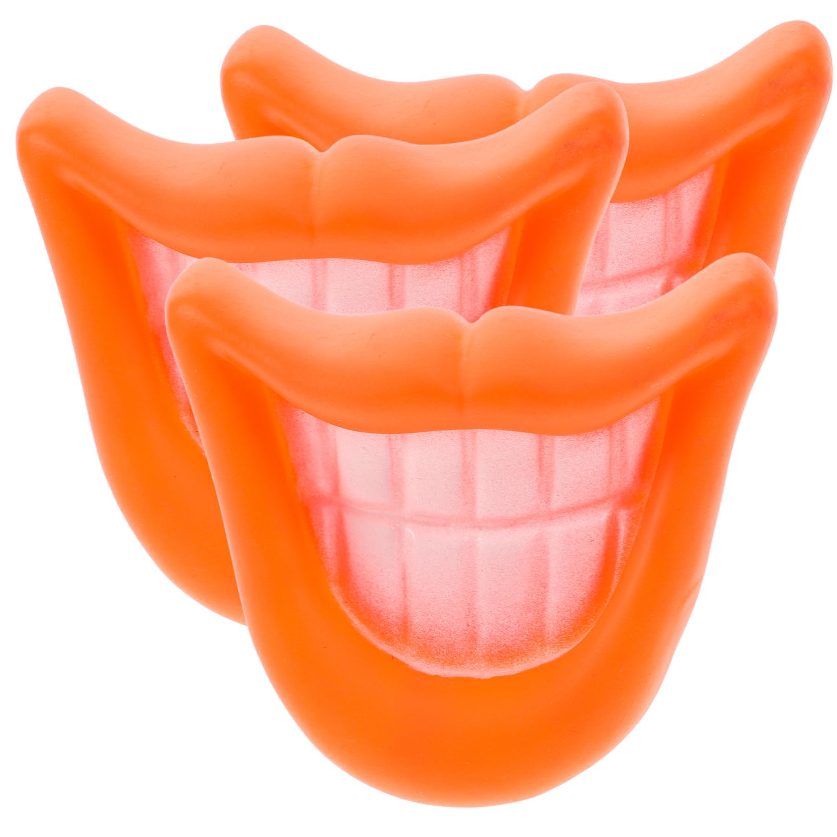 SUPVOX Mouth Shaped Dog Plaything 3 Pack Interactive Chewing Puppy for Exercise and Mental Stimulation Pet Accessory