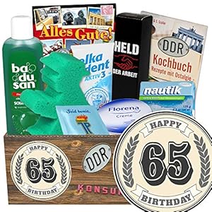Geschenke zum 65 Geburtstag Mann lustig / Geschenk Set / Geschenke zum 65.