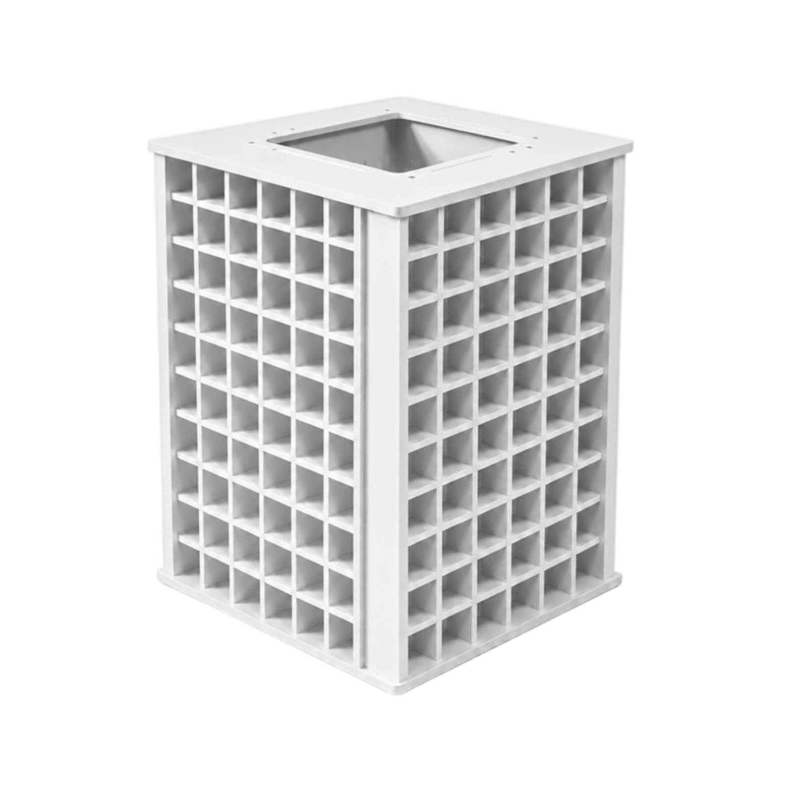 F Fityle Torre Organizadora con Base Giratoria Estable Organizador Giratorio Escritorio para, Aficionados Al Nail Art, PP Cuadrado
