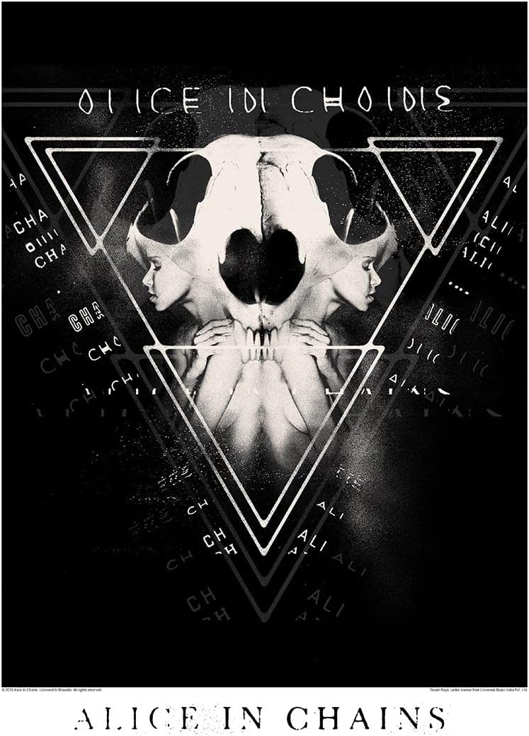 ArtangleArtangle Bravado Alice In Chains Two Face 12 X 16 inches Small Poster