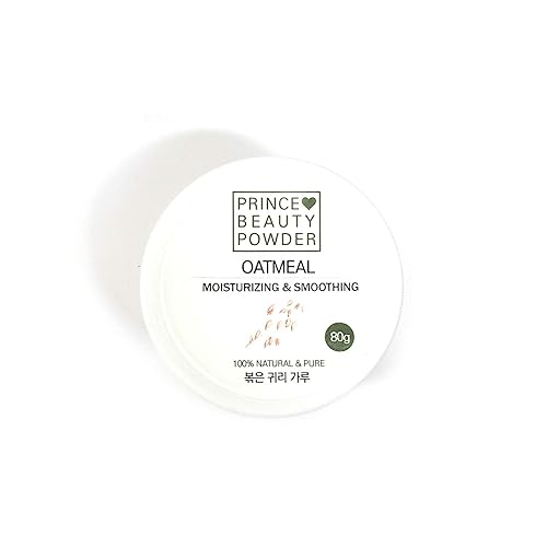 Miniatura 3 de Polvo de belleza de hierbas coreanas Prince Natural Beauty - Polvo de avena para mascarilla facial (2.82 onzas  2.82 oz) con máscara facial de gasa