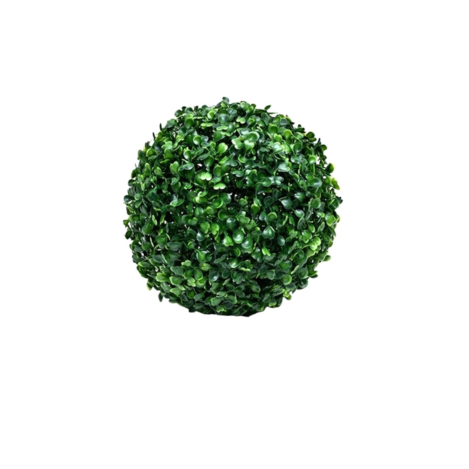LNNXSZ Topiary Balls Artificial Topiary Ball Artificial Plant Grass Ball Faux Decorative Balls For Backyard Balcony Outdoor Garden Wedding Decorative(Diameter-23CM)
