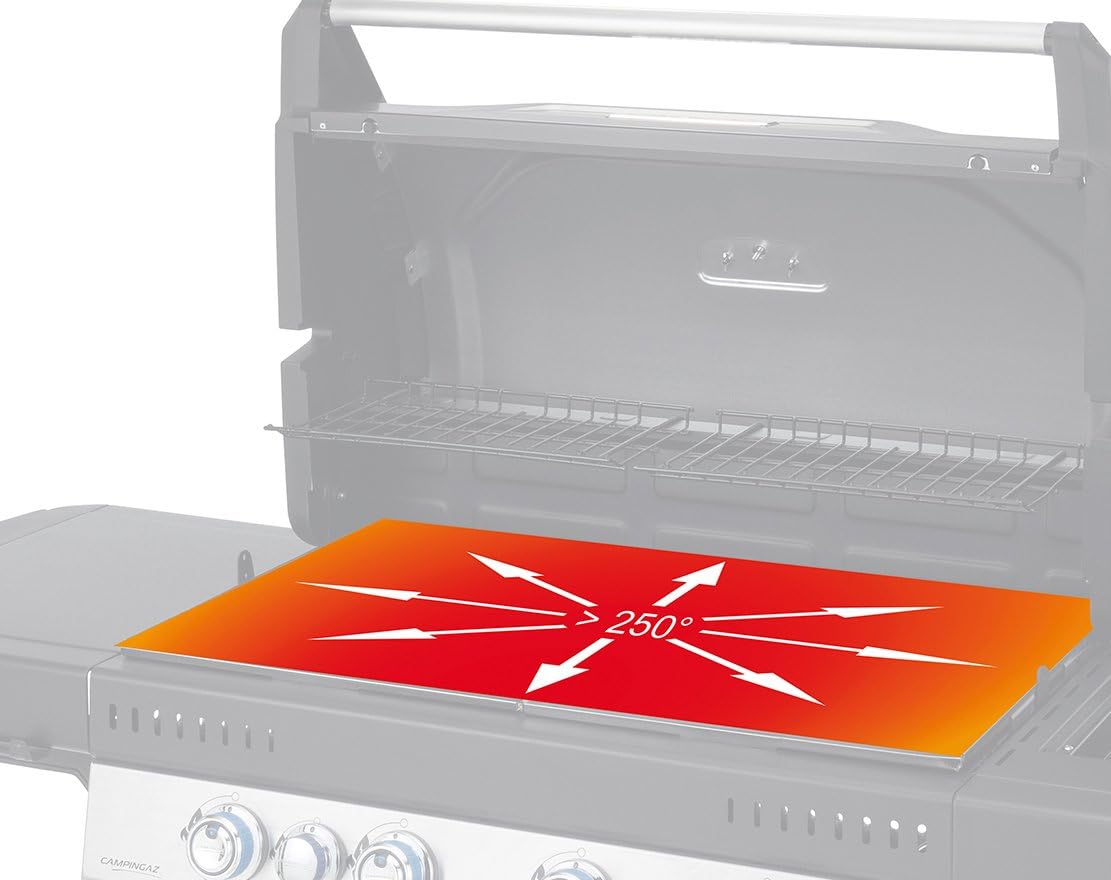 Campingaz 4 Series Classic LS Plus Gas Grill Barbecue con 4 Bruciatori, Sistema di Pulizia Facile InstaClean, 2 Tavoli a Lato, Grigio, 160.3 x 60 x 115.6 cm Campingaz 4 Series Classic LS Plus Gas Grill Barbecue con 4 Bruciatori, Sistema di Pulizia Facile InstaClean, 2 Tavoli a Lato, Grigio, 160.3 x 60 x 115.6 cm
