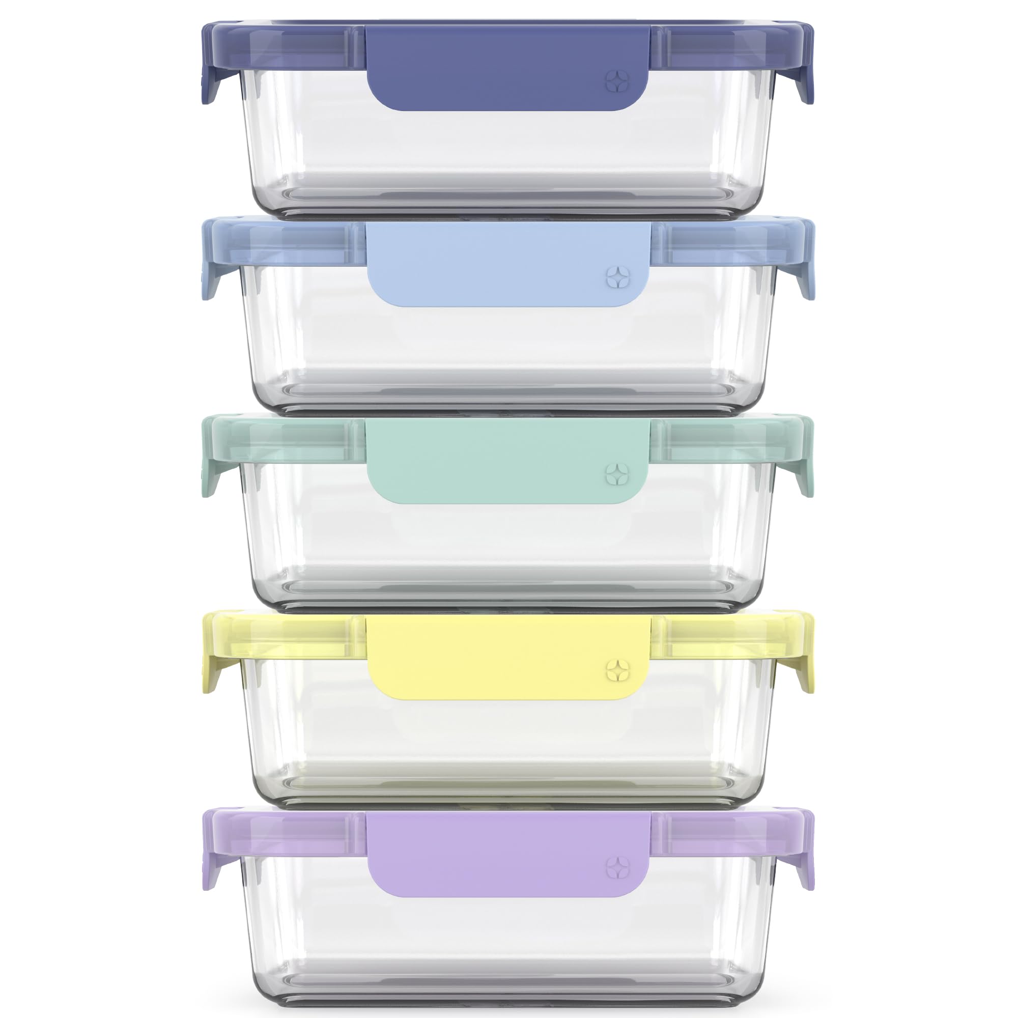 Ello 10Pc Plastic Food Storage Canisters With Airtight Lids at Stefanie