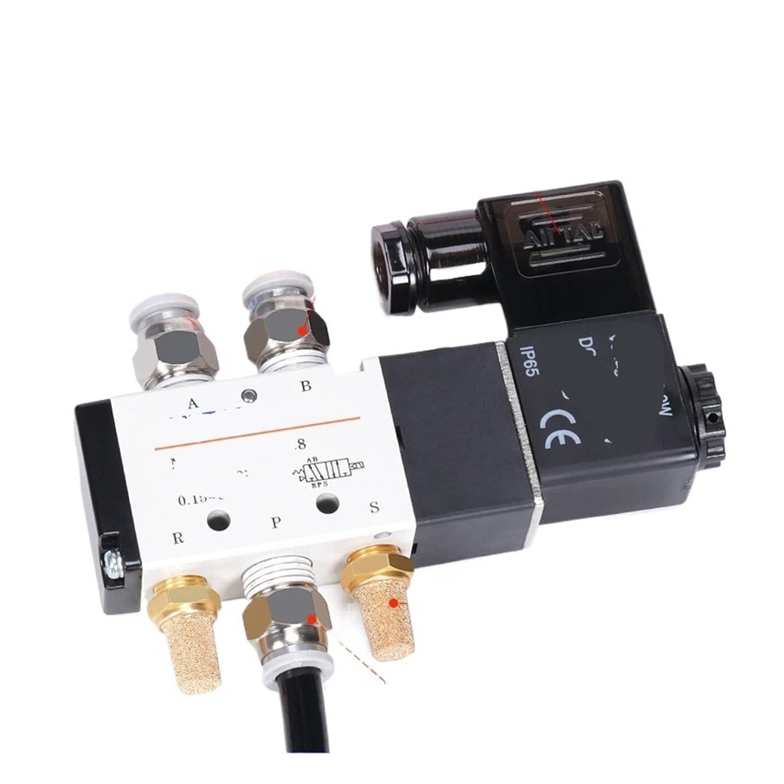 Électrovanne 4V210-08 24V pour contrôle de direction précis et fluide