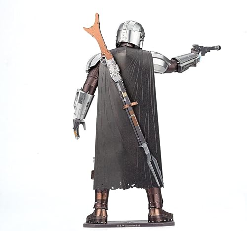 Miniatura 5 de Metal Earth Fascinations Premium Series Star Wars The Mandalorian 3D Kit de modelo de metal con pinzas