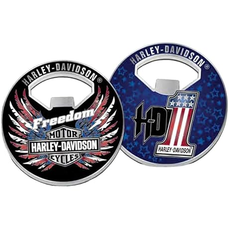 B&S Freedom Wings Harley Davidson Bottle Opener