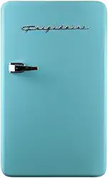 FRIGIDAIRE EFR372-AZUL 3,2 pés azul retrô compacto arredondado canto premium mini geladeira