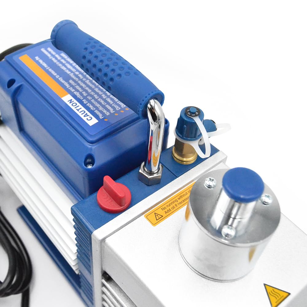 3S SuperSamaStore Pompa del Vuoto Bistadio 200 lt/min per Impianti Gas R32 e R1234YF, VE260, Alta Efficienza, Pompa del Vuoto Professionale per HVAC e Sistemi Refrigerazione