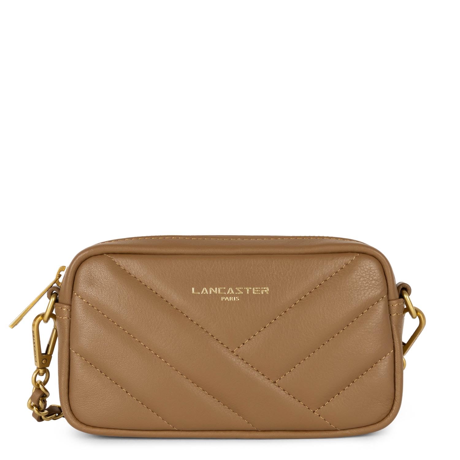 LANCASTER Mini etui na smartfona - Miękki wyściełany Camel