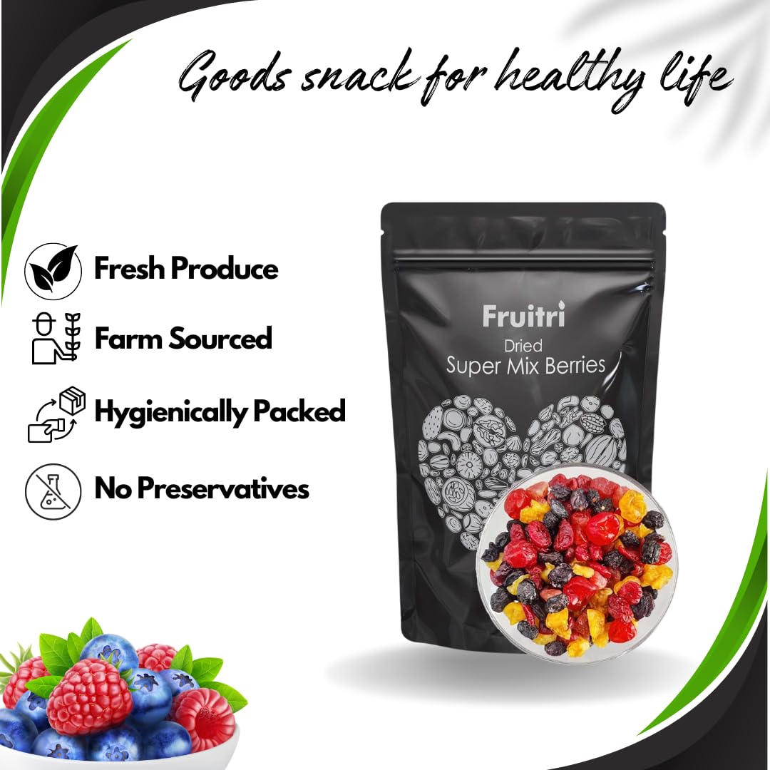 Fruitri Super Berries Mix, High in Antioxidants, 250g 2