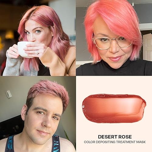 Miniatura 8 de OVERTONE Haircare - Acondicionador diario semipermanente de 8 onzas con manteca de karité y aceite de coco, mantiene la sombra existente con tinte