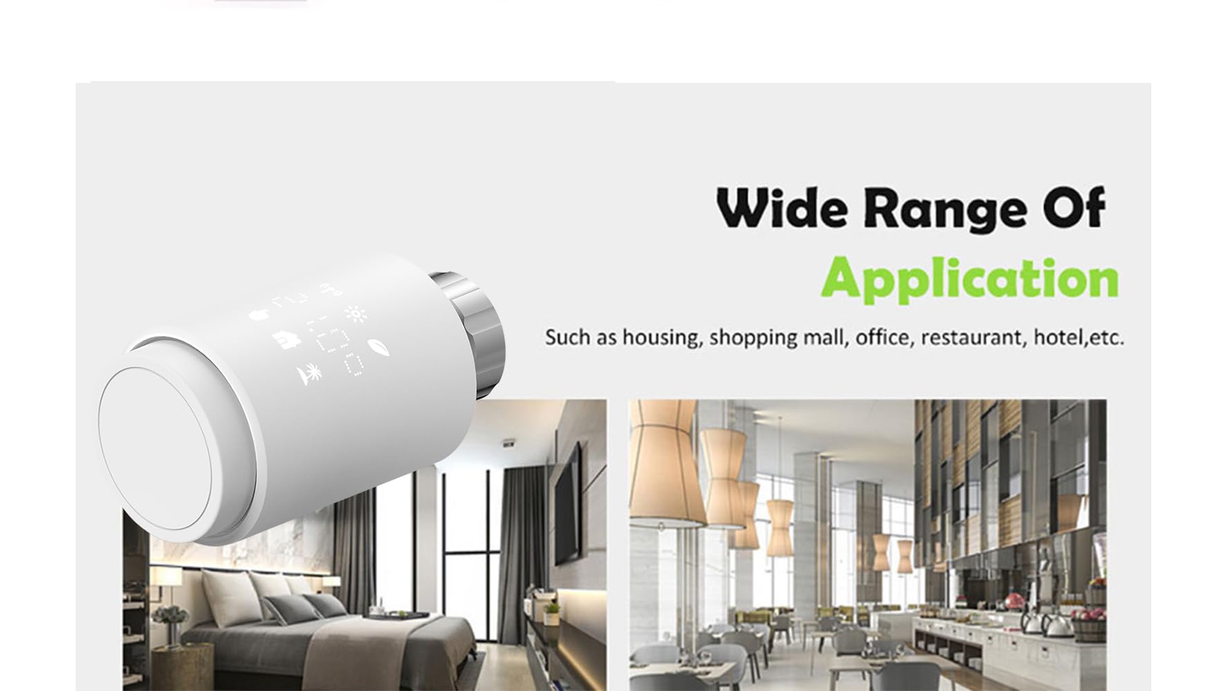 Zigbee eTRV Heizkörperthermostat, intelligentes Ventil
